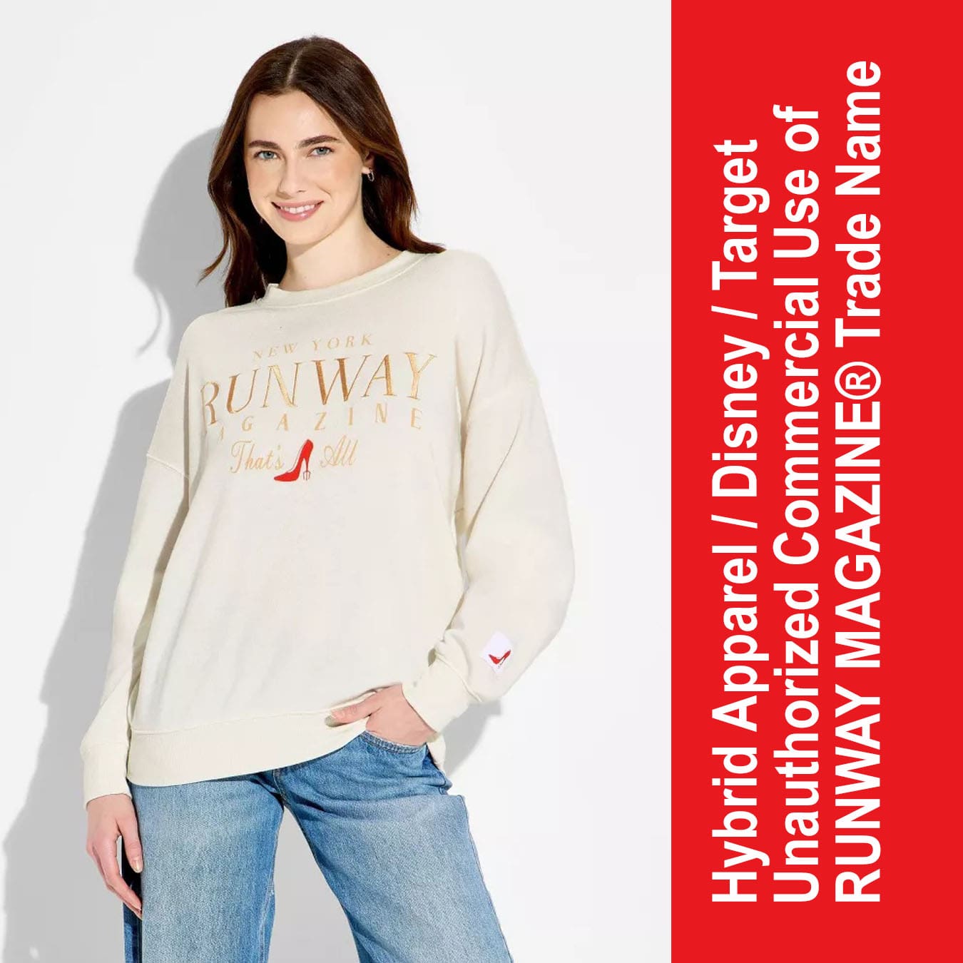 Mad Engine, Disney, Target, Primark, parasitismo comercial RUNWAY Nombre comercial de la revista