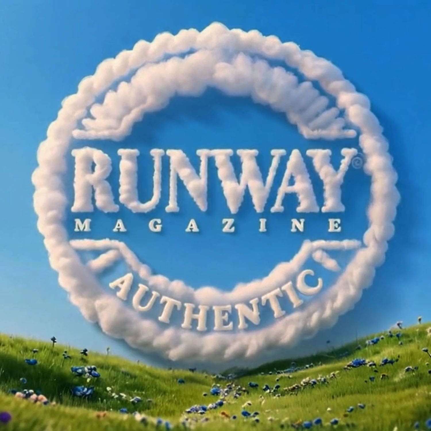 Runway Logotipo autêntico da revista