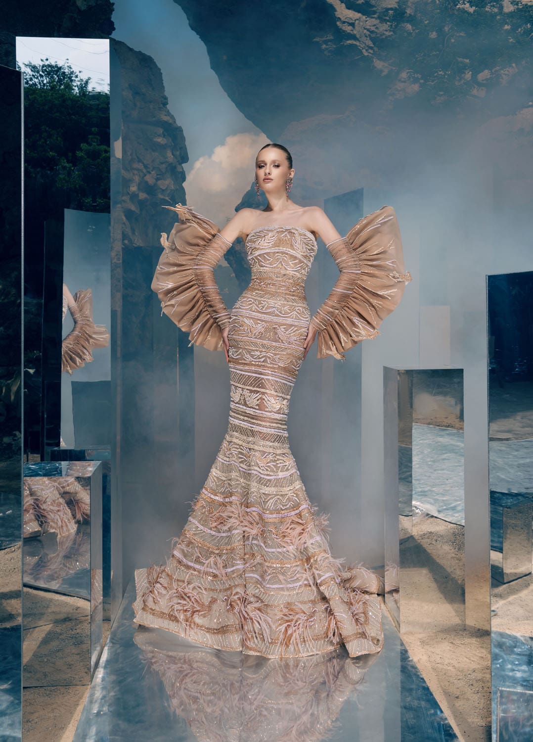 Ziad Nakad Haute Couture Automne Hiver 2026 2027 Runway Magazine (15)
