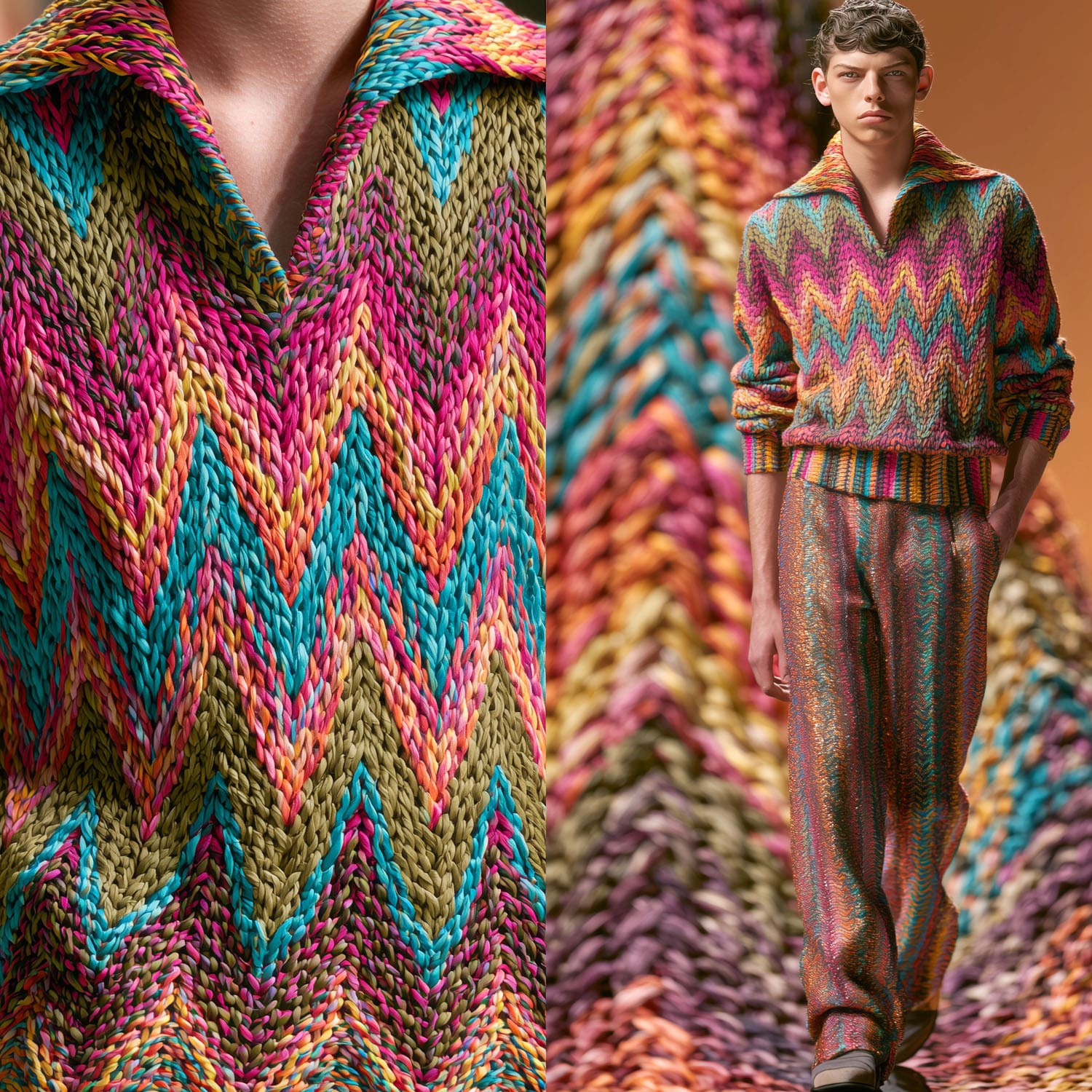El color óptico en la moda por Guillaumette Duplaix RUNWAY REVISTA (8)