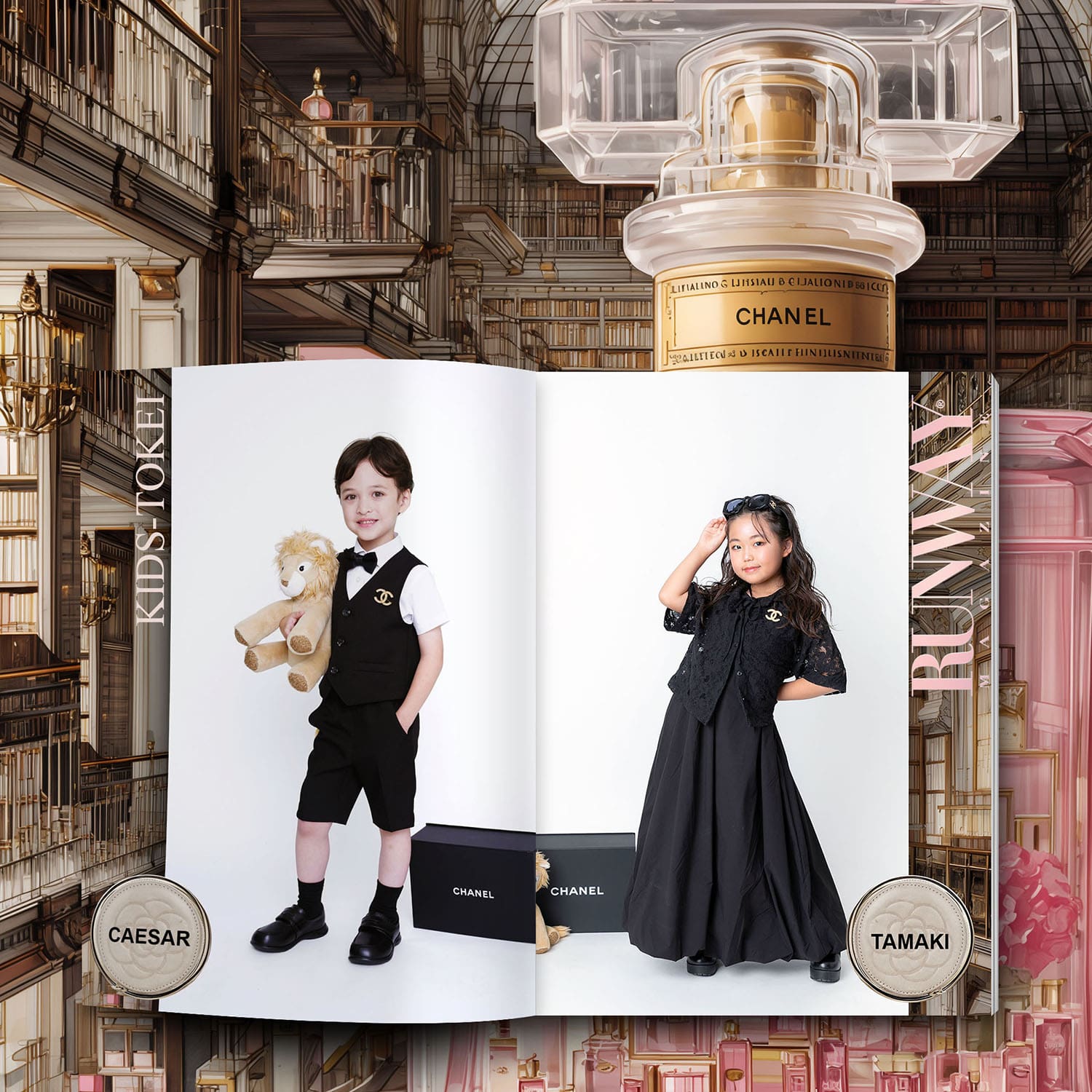12 Kids Tokei on Runway Magazine Vol06 2026