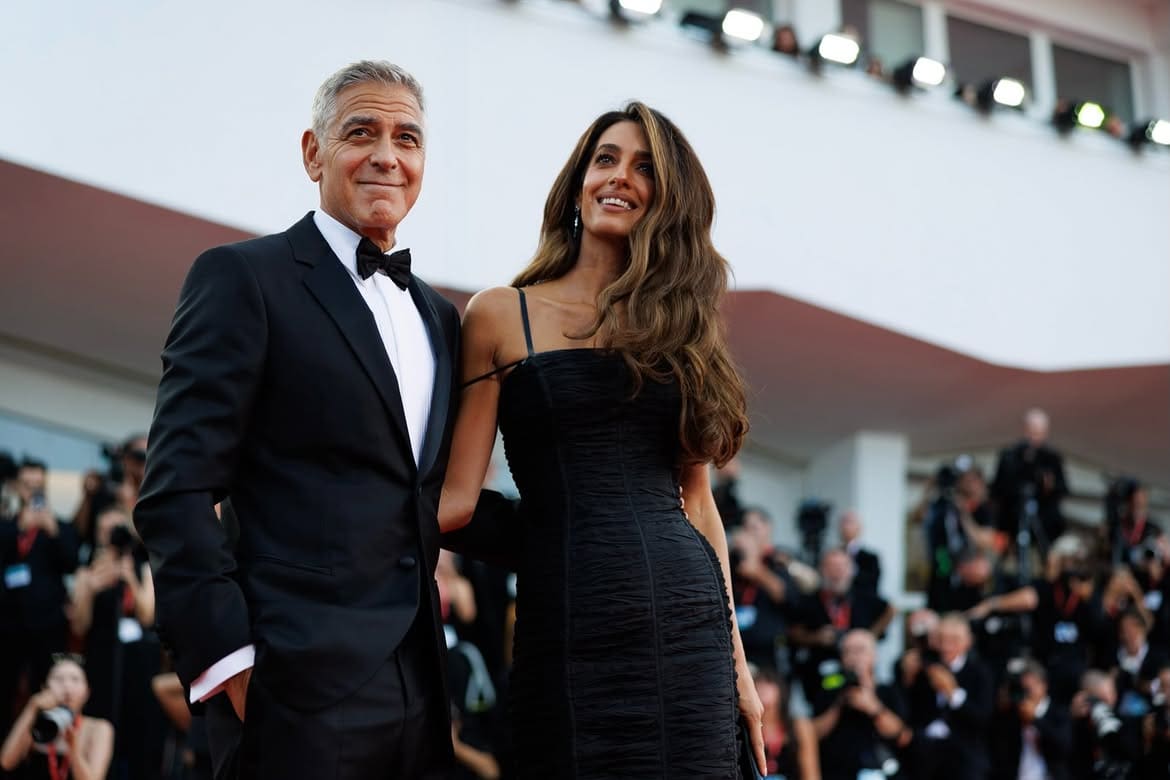 George Clooney and Amal Clooney at Venezia83 Biennale Cinema 2026