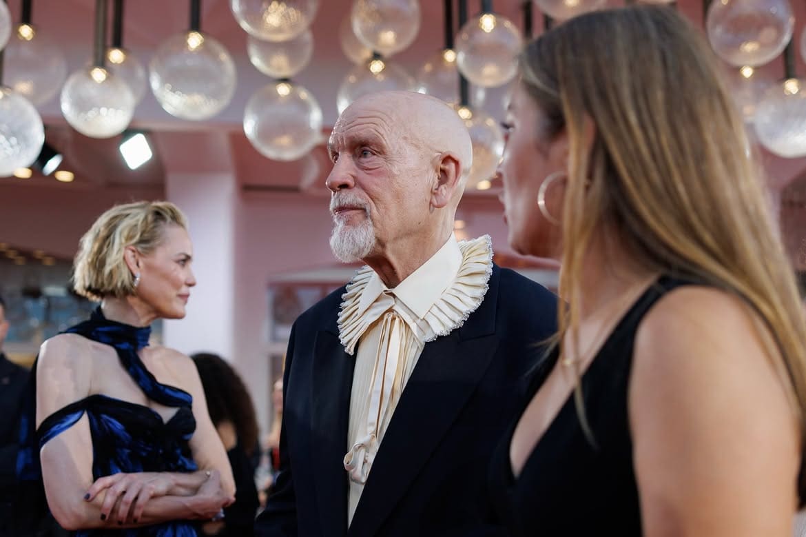 John Malkovich in Dior at Venezia83 Biennale Cinema 2026, Wild Horse Nine by Martin McDonagh 03
