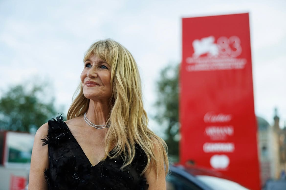 Laura Dern in Dior at Venezia83 Biennale Cinema 2026, Wild Horse Nine by Martin McDonagh 02
